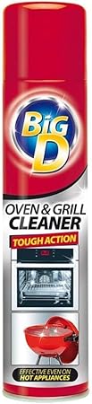 Big D Oven and Grill Cleaner Aerosol, 300ml, White