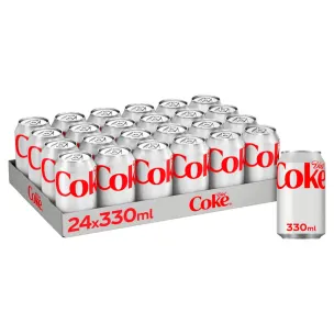 Diet Coke Cans-(GB)-24x330ml