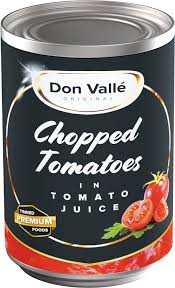 DON VALLE CHOPPED tomatoes 2.55kg