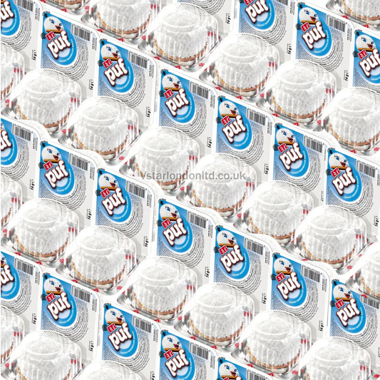 Eti Puf Coconut Marshmallow Treats – 48 x 16g Packs