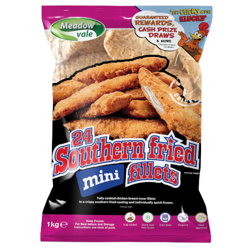 Meadowvale Southern Fried Chicken Mini Fillets 1kg