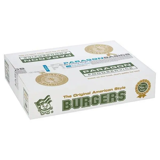 Paragon Basics 4oz Economy Halal Burger 48 x 113g