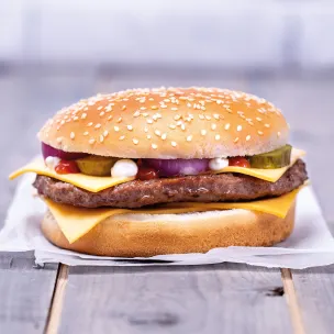 Paragon Basics Economy Halal Beef Burger (4oz)-48x113g