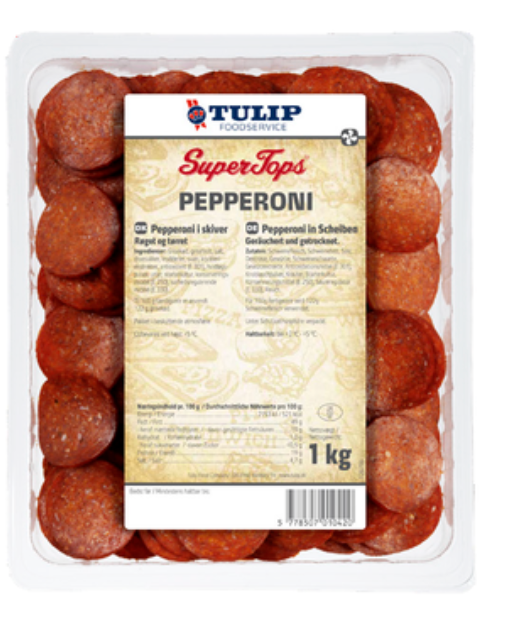 TULIP PEPPERONI TOPPING 1KG